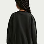 Kylian Mbappé Club Fleece Older Kids' Nike Football Oversized Crew Neck