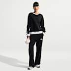 Sudadera de cuello redondo para mujer Nike Studio Fleece Medium Weight