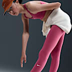 Nike One Big Kids' (Girls') Dri-FIT High-Waisted Leggings