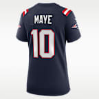 Drake Maye New England Patriots Women's Nike NFL Game Jersey