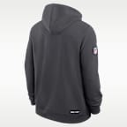 Sudadera con gorro sin cierre Nike Dri-FIT de la NFL para hombre Buffalo Bills Sideline Standard Issue