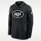 Playera de manga larga Nike Dri-FIT de la NFL con gorro para hombre New York Jets Pass Accuracy