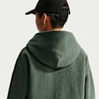 Nike Sportswear Solo Swoosh Big Kids' Fleece Full-Zip Hoodie