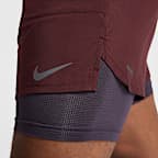 Nike Stride Shorts de correr Dri-FIT de 18 cm 2 en 1 para hombre