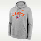 Sudadera con gorro sin cierre universitaria Nike para hombre Clemson Legacy Arch Club