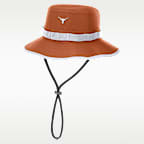 Gorro tipo pescador universitario Nike Dri-FIT para hombre Texas Sideline Apex Gameday Boonie