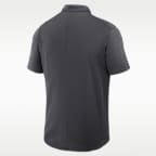 Philadelphia Eagles Fractal Logo Victory Men's Nike Dri-FIT NFL Polo