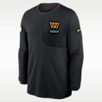 Washington Commanders Sideline Coach Men's Nike Dri-FIT NFL Long-Sleeve Top