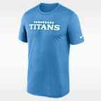 Tennessee Titans Primetime Legend Wordmark Men's Nike Dri-FIT NFL T-Shirt