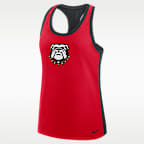 Georgia Women's Nike Dri-FIT College Racerback Tank Top