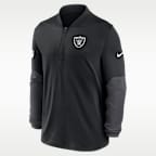 Las Vegas Raiders Feel The Pressure Men's Nike Dri-FIT NFL 1/2-Zip Top