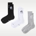 Chaussettes mi-mollet Nike Everyday Elevated x Social Status (3 paires)