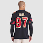 Jersey Nike Dri-FIT de la NFL Limited para hombre Nick Bosa San Francisco 49ers Rivalries Collection
