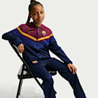 F.C. Barcelona Home Older Kids' Nike Dri-FIT Football Hooded Tracksuit