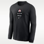 Ohio State Sideline Men's Nike Dri-FIT College Long-Sleeve T-Shirt