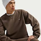 Sudadera de cuello redondo de tejido Fleece para hombre Nike Solo Swoosh