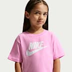 Playera Club Boxy para niños talla pequeña Nike
