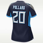 Tony Pollard Tennessee Titans Women's Nike NFL Game Football Jersey