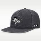 Gorra ajustable Nike de la NFL para hombre Baltimore Ravens Primetime Pro