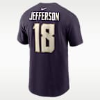 Justin Jefferson Minnesota Vikings Rivalries Collection Men's Nike NFL T-Shirt