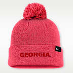 Georgia Primetime Campus Toned Men's Nike College Cuffed Pom Beanie