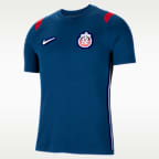 Playera de futbol de manga corta Nike en tejido Knit Dri-FIT del C.D. Guadalajara Academy Pro para hombre 