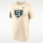 Playera universitaria Nike Dri-FIT para hombre Michigan State Primetime Baseball Icon Legend