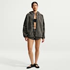 Veste à capuche oversize à zip NikeSKIMS Sherpa pour femme