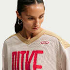 Nike Sportswear Women's Oversized Long-Sleeve Cropped Jersey