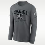 New York Giants Salute to Service Men's Nike NFL Long-Sleeve T-Shirt