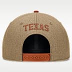 Gorra de rejilla universitaria Nike Dri-FIT ajustable para hombre Texas Primetime Rise
