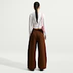 Nike Article Fleece Oversize-Hose mit mittelhohem Bund und weitem Bein (Damen)