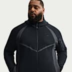 Nike Tech Windrunner fleecejack met kleurblokken en rits over de hele lengte voor heren