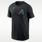 Playera Nike de la MLB para hombre Randy Johnson Arizona Diamondbacks Cooperstown Fuse