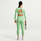 Nike Zenvy Women's High-Waisted Full-Length Leggings with No Front Seam