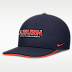 Gorra universitaria Nike Dri-FIT ajustable para hombre Auburn On-Field Pro