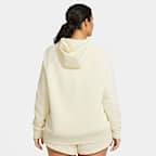 Sudadera con capucha sin cierre de tejido Fleece para mujer Nike Sportswear Essential (talla grande)