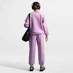 Nike Sportswear Studio Fleece Older Kids' (Girls') Oversized Crewneck Sweatshirt