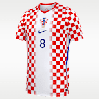 Jersey de futbol Nike Dri-FIT de la selección de Croacia local 2026 Stadium Mateo Kovačić para hombre