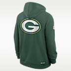 Green Bay Packers Utility Player Sideline Men's Nike Dri-FIT NFL Full-Zip Hoodie