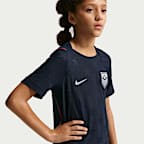 Jersey de fútbol Nike Aero-FIT Authentic de la selección de fútbol masculino de Estados Unidos visitante 2026/27 Match para niños talla grande