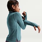 Maglia a manica lunga con zip a 1/4 Dri-FIT Nike – Bambina/Ragazza