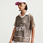 Nike Sportswear Women's Lace Polo Jersey Top