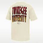 Playera de manga corta para hombre Nike College (Tuskegee University)