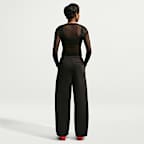 Playera transparente de manga larga slim para mujer Nike Sportswear