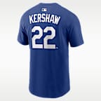 Clayton Kershaw Los Angeles Dodgers Men's Nike MLB T-Shirt