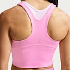 Débardeur de sport court avec brassière à maintien normal Nike Tempo pour femme