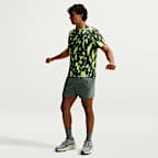 Nike Miler Dri-FIT UV Protection-løbeoverdel med korte ærmer til mænd