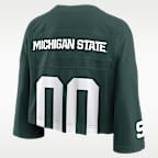 Michigan State Jersey Women's Nike Dri-FIT College Cropped Top