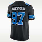 Aidan Hutchinson Detroit Lions Men's Nike Dri-FIT NFL Limited Football Jersey